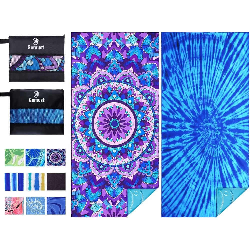 Beach Towel Large - Lightweight Oversized 71x32 Beach Towels -