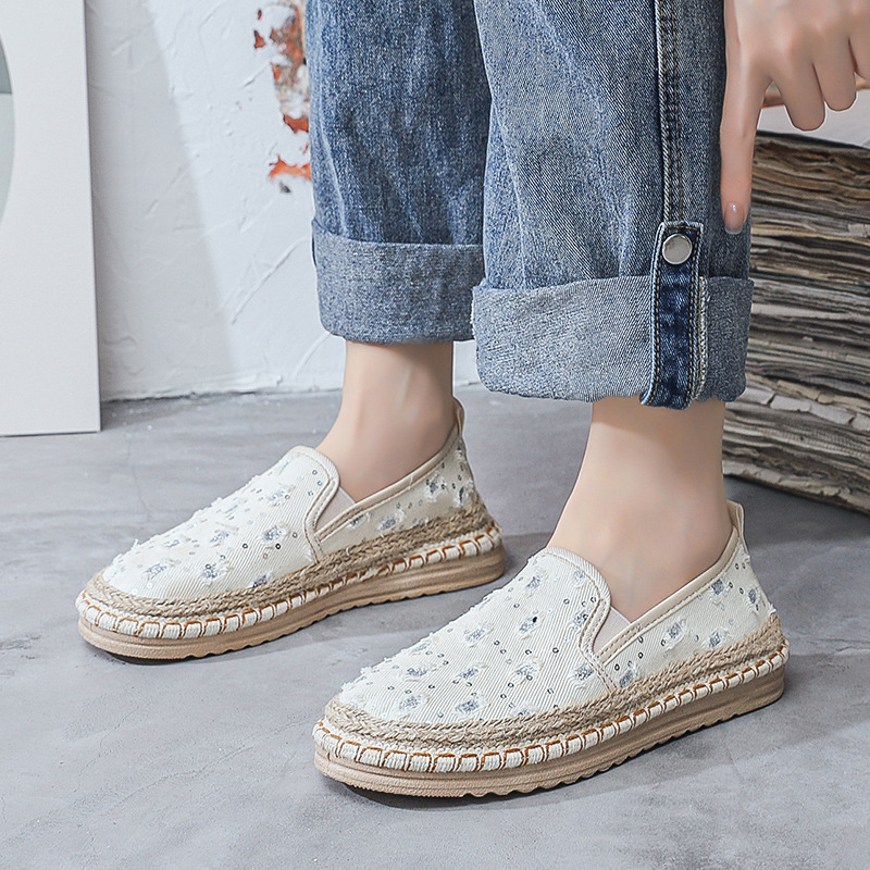 Espadrille Slip On - Spring Autumn Ladies Casual Comfort Slip