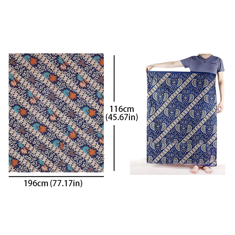 Sarong Men Wrap - Batik Print Beach Sarong Wrap Skirt