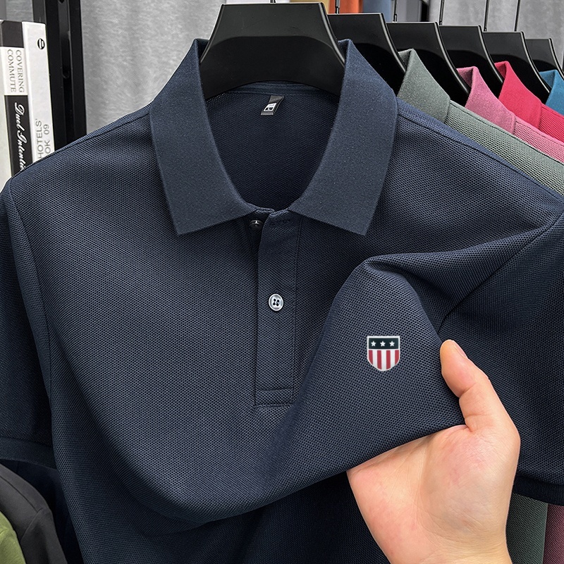 Polo Shirt Pique - Luxury brand men's summer short-sleeved POLO