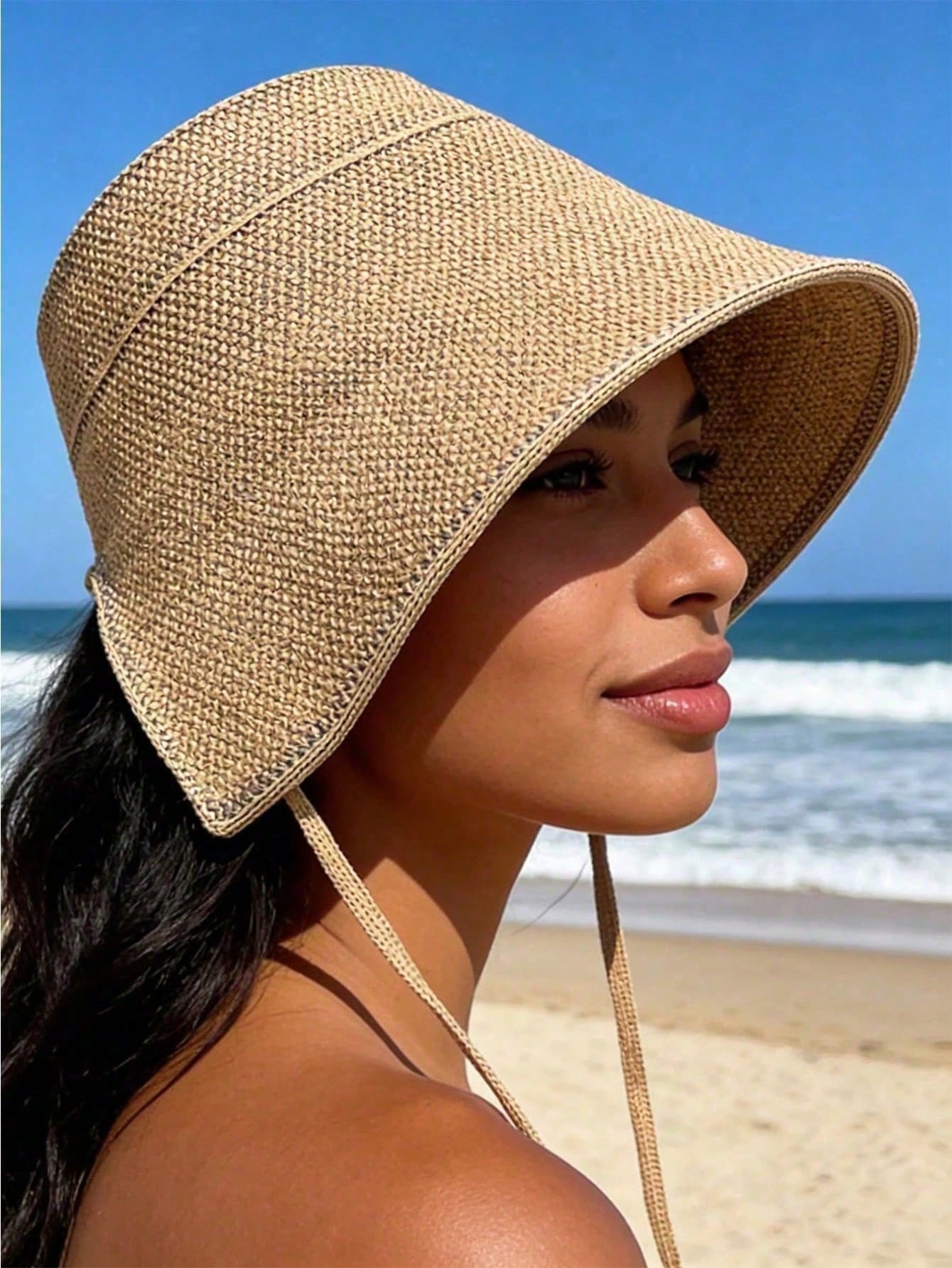 Bucket Hat Straw - Straw Wide-Brim Sun Hat For Women,
