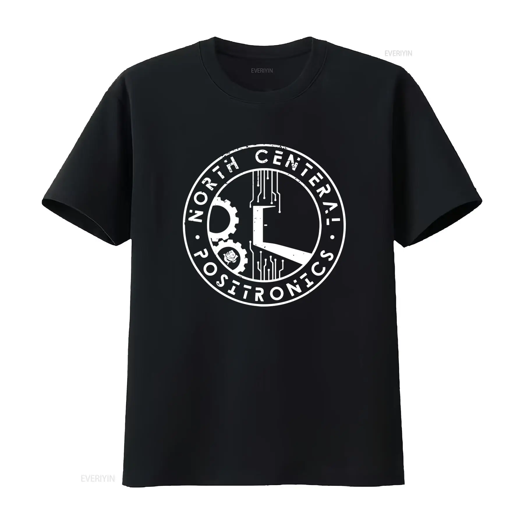 Tee Graphic Print - Dark Tower North Central Positronics Sci