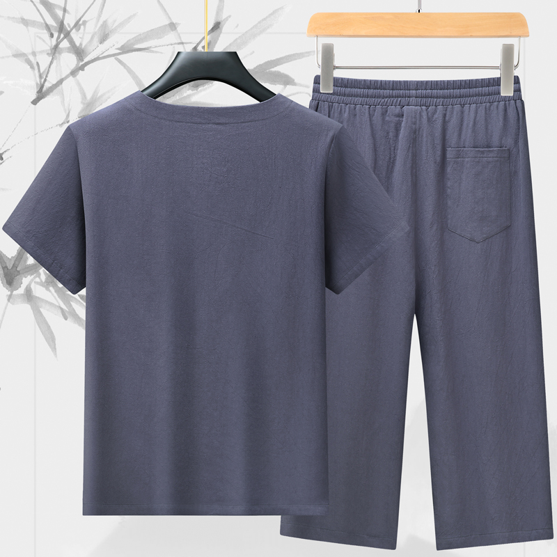 High-quality fashionable men's - Short Linen Drawstring recension och pris