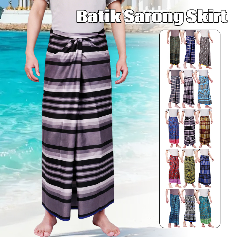 Unisex Traditional Southeast A - Sarong Men Wrap recension och pris