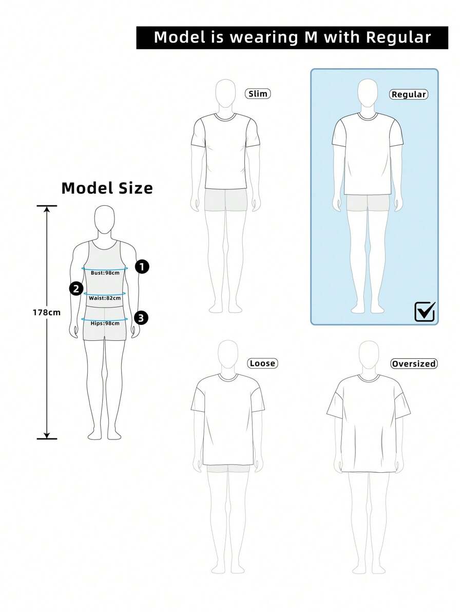 Men's White Loose Fit Graphic  - Tee Graphic Print recension och pris