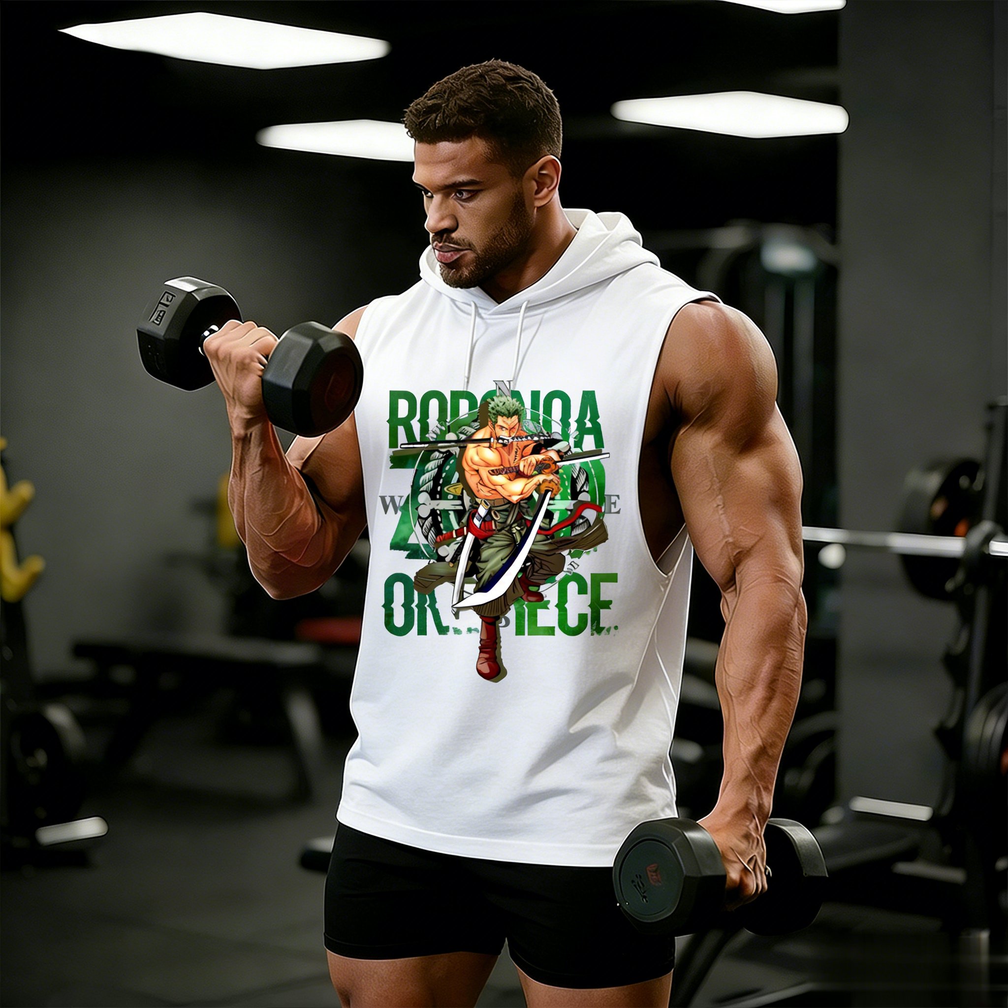 One Piece Zoro Roronoa Anime W - Tank Top Muscle recension och pris