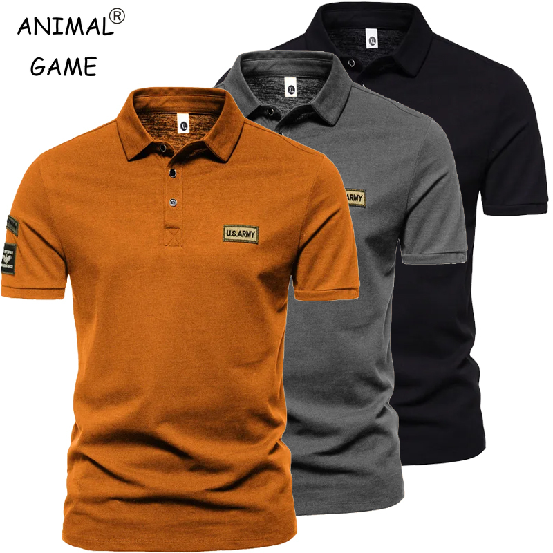New Men Short Sleeve Tshirts S - Polo Shirt Pique recension och pris
