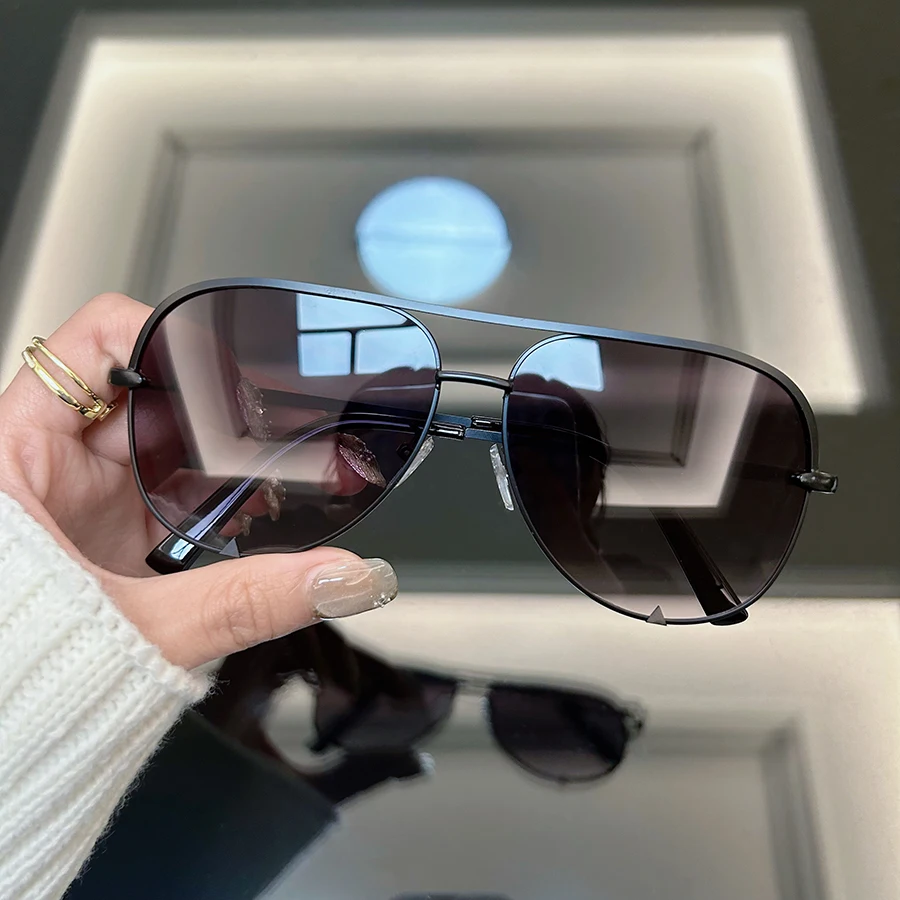 Fashion Vintage Oval Sunglasse - Sunglasses Aviator Polarized recension och pris