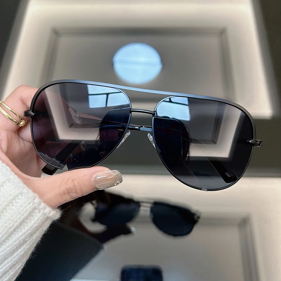 Fashion Vintage Oval Sunglasse - Sunglasses Aviator Polarized recension och pris