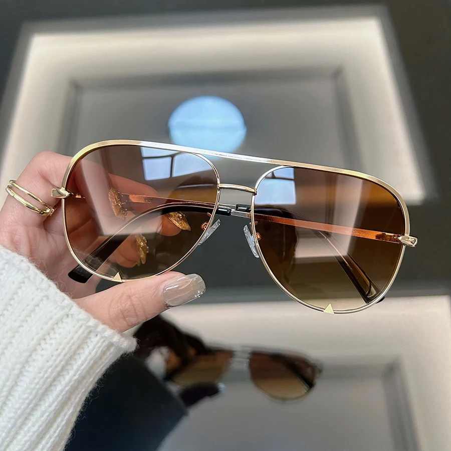 Fashion Vintage Oval Sunglasse - Sunglasses Aviator Polarized recension och pris