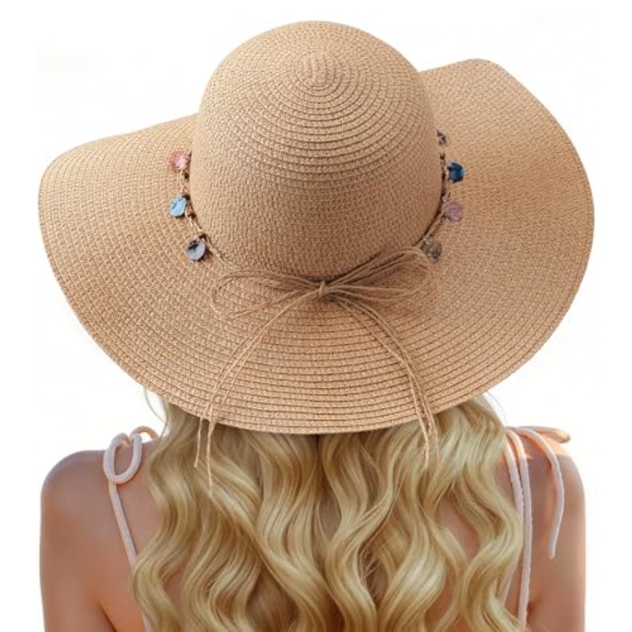 Trifabricy Beach Sun Straw Hat - Packable Hat Nylon recension och pris