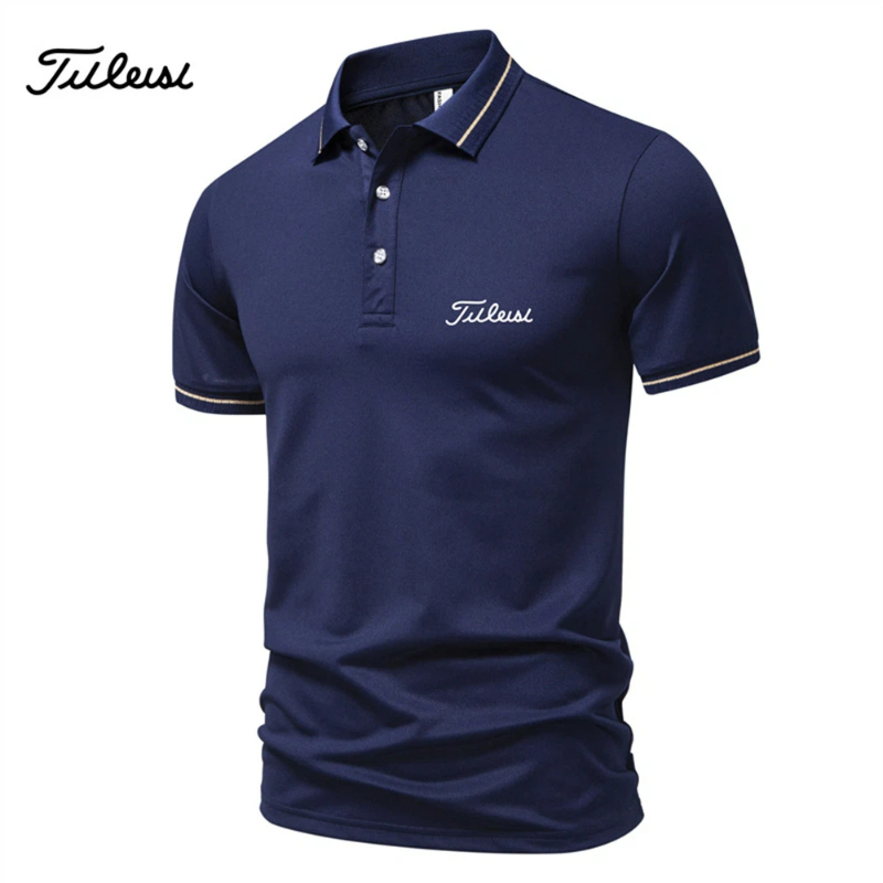 2026 new men's casual and fash - Polo Shirt Pique recension och pris