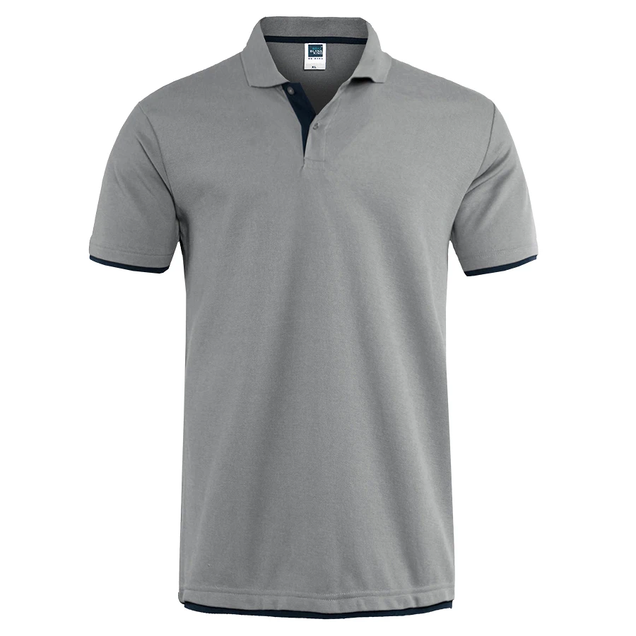95% Cotton T Shirt Men Summer  - Polo Shirt Pique recension och pris