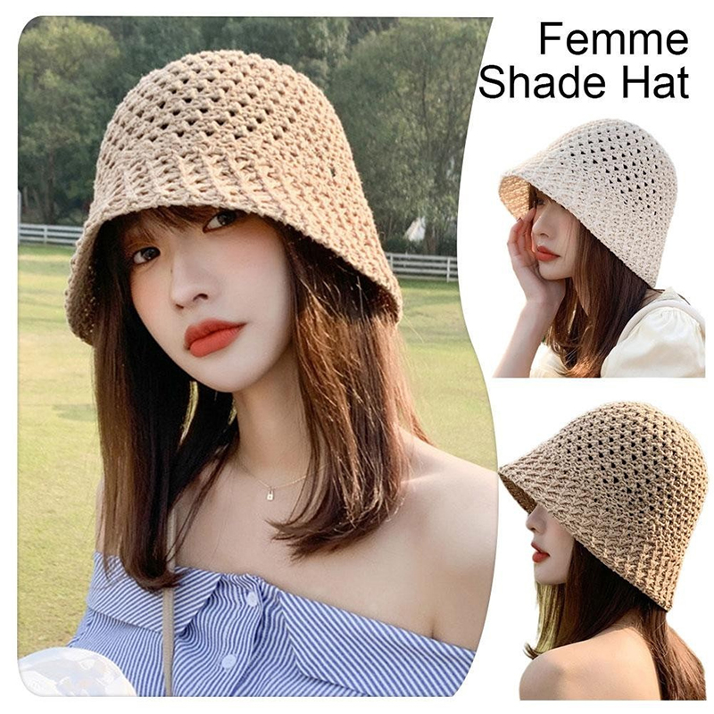 New Girls Sun Hat Wide Brim Fl - Bucket Hat Straw recension och pris
