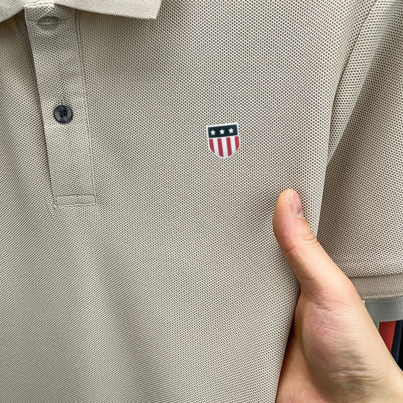 Luxury brand men's summer shor - Polo Shirt Pique recension och pris