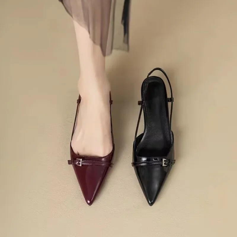 Women Sandals Fashion Pointed  - Casual Sandal Leather recension och pris