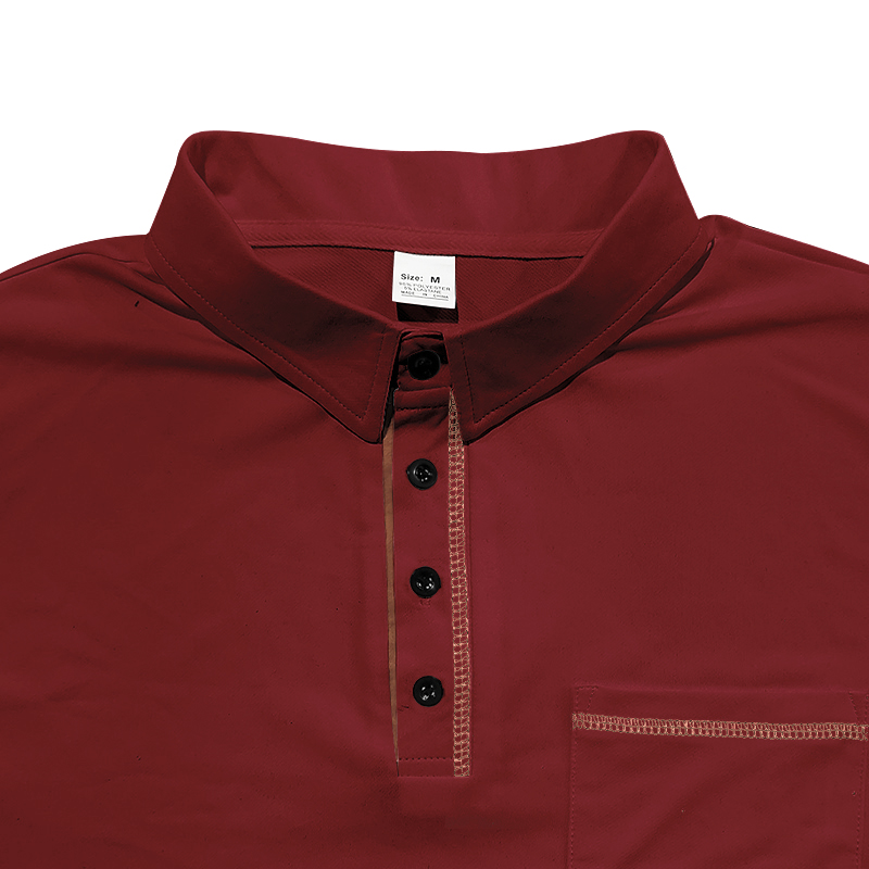 2024 New Summer Mens Lapel Poc - Polo Shirt Pique recension och pris