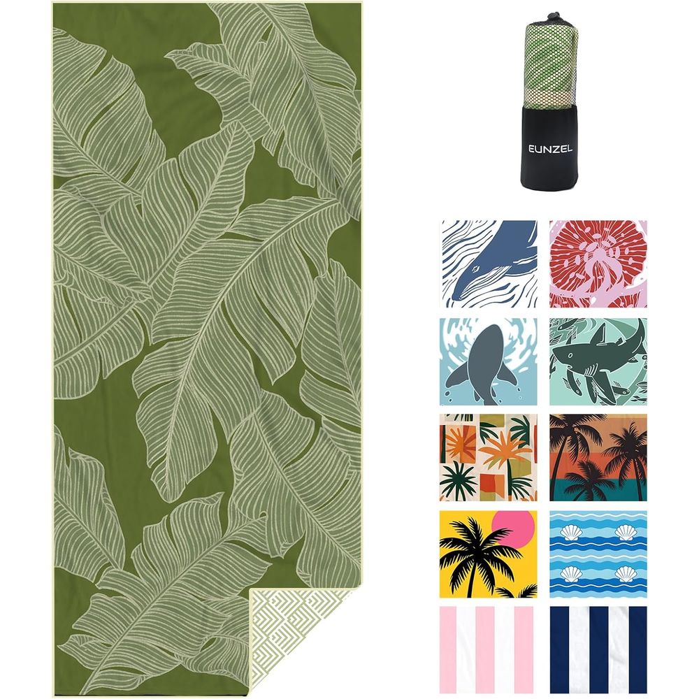 Large Quick-Dry Sand-Free Beac - Beach Towel Large recension och pris