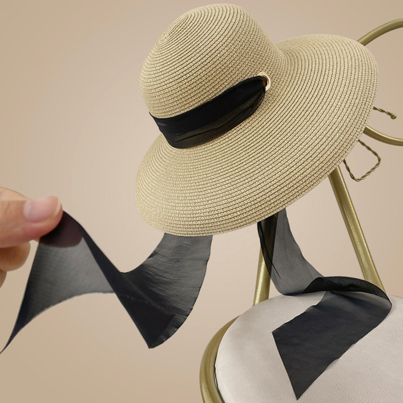 French Summer Elegant Long Rib - Bucket Hat Straw recension och pris