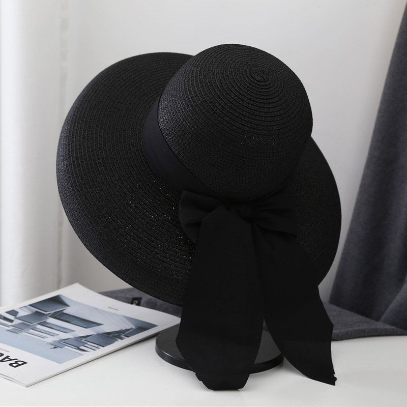 French Summer Elegant Long Rib - Bucket Hat Straw recension och pris