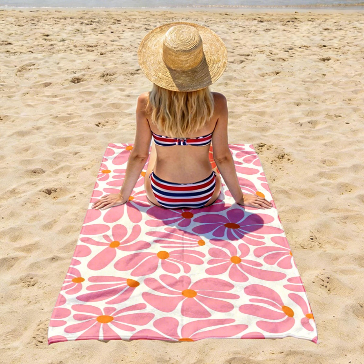 Luxury Oversized Beach Towel | - Beach Towel Large recension och pris