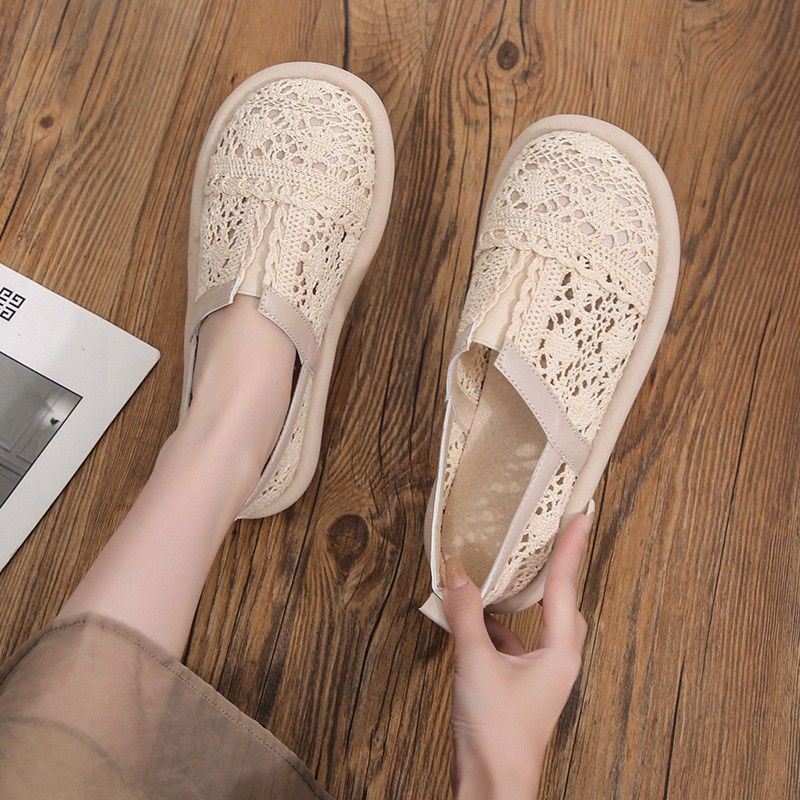 Women's Retro Sandals 2026 New - Espadrille Slip On recension och pris