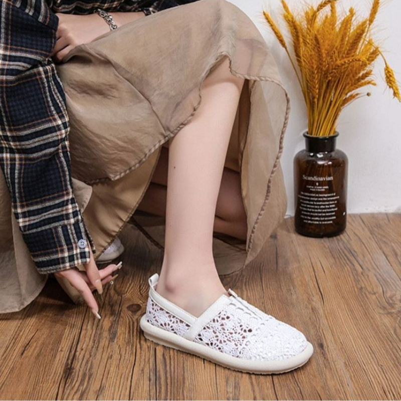 Women's Retro Sandals 2026 New - Espadrille Slip On recension och pris