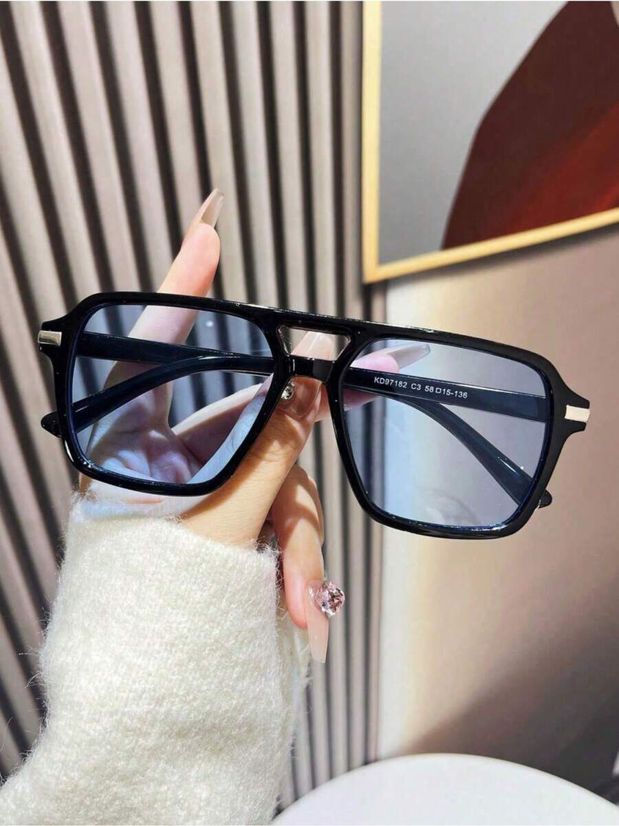 Fashion Double Bridge Aviator  - Sunglasses Aviator Polarized recension och pris