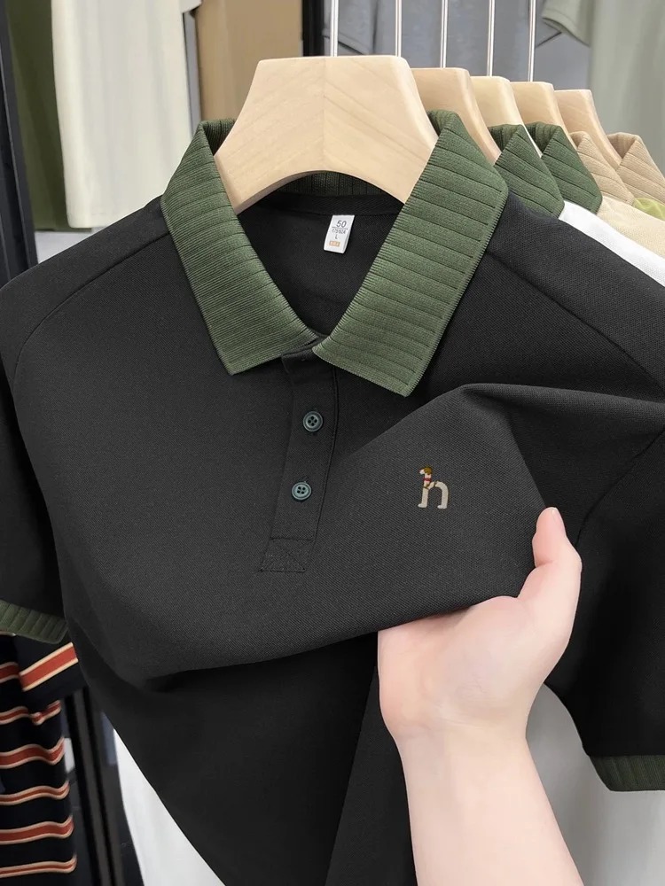 Luxury brand men's short sleev - Polo Shirt Pique recension och pris