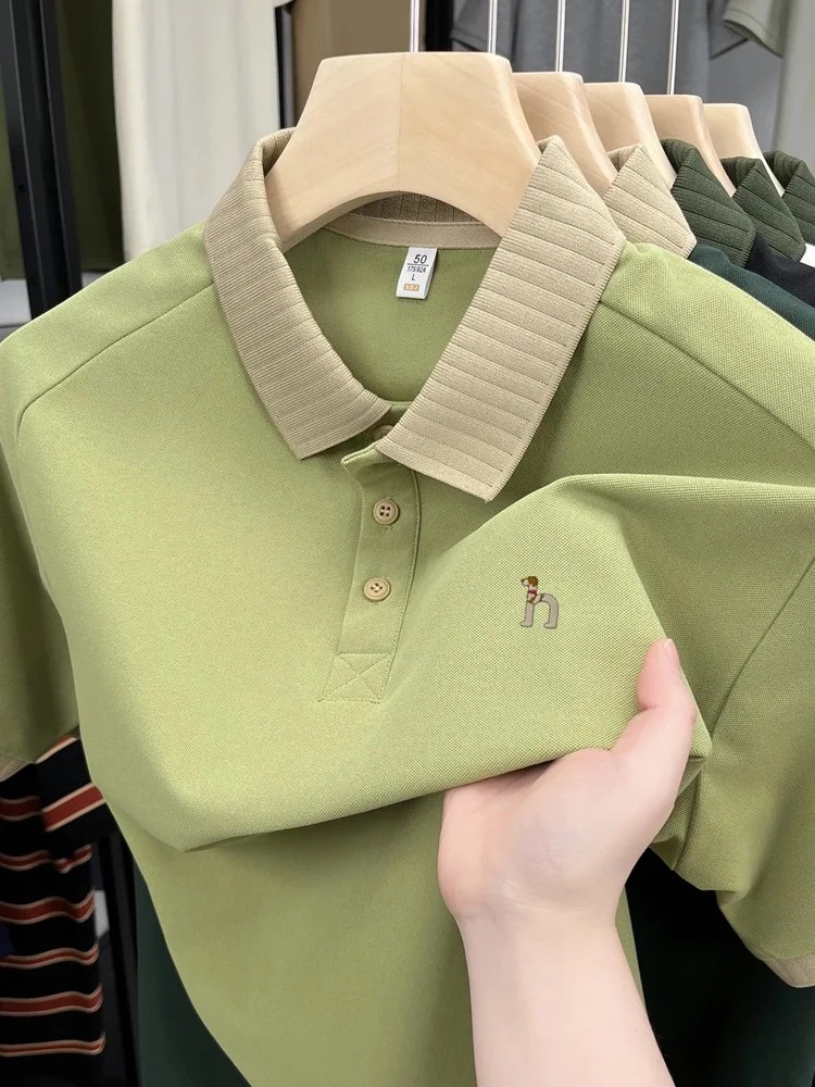Luxury brand men's short sleev - Polo Shirt Pique recension och pris