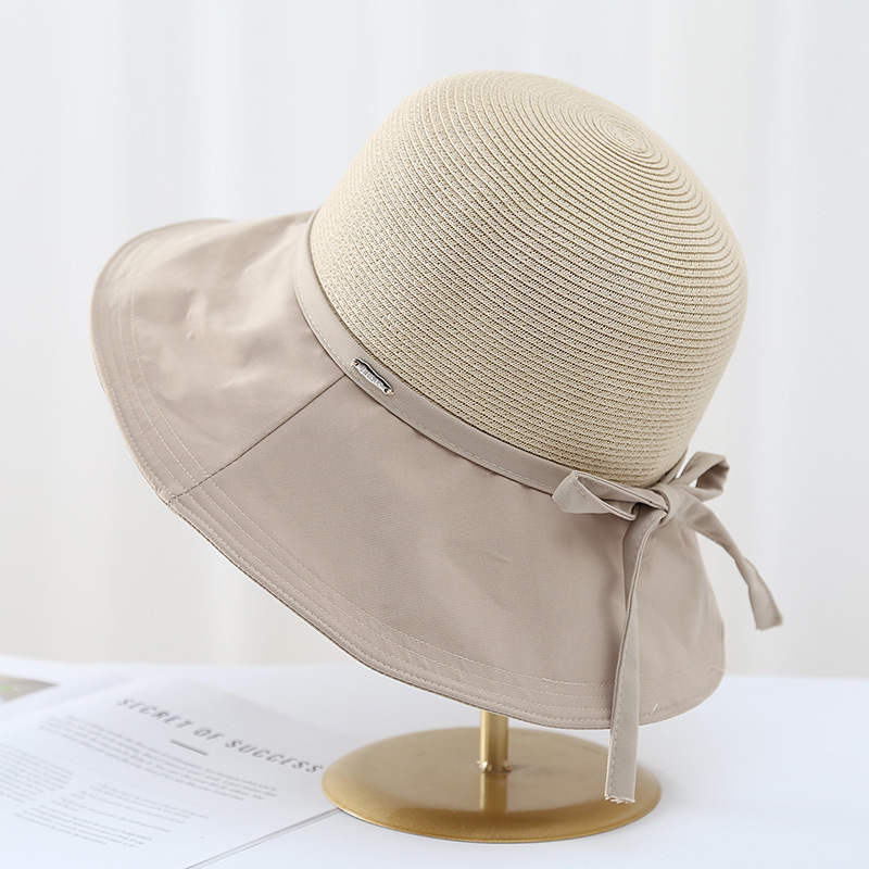 Japanese Korean Style Women Bu - Bucket Hat Straw recension och pris