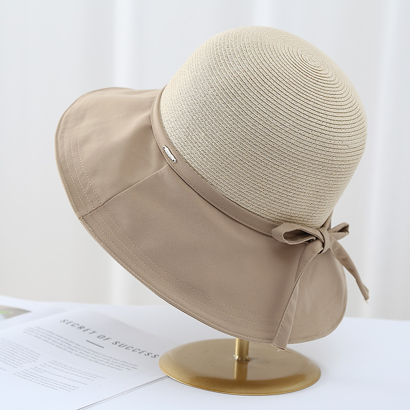 Japanese Korean Style Women Bu - Bucket Hat Straw recension och pris