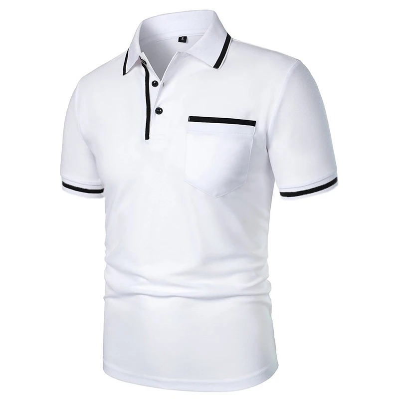 Summer Men's Short Sleeve Brea - Polo Shirt Pique recension och pris