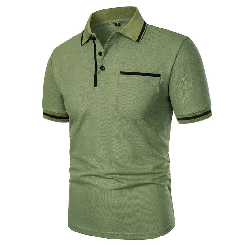 Summer Men's Short Sleeve Brea - Polo Shirt Pique recension och pris