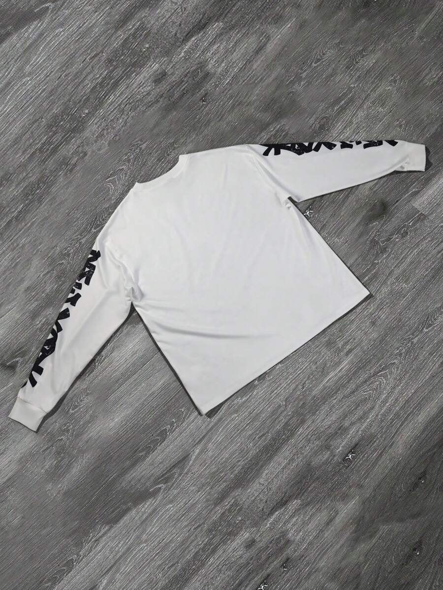 Men's Graphic Print Long Sleev - Tee Graphic Print recension och pris