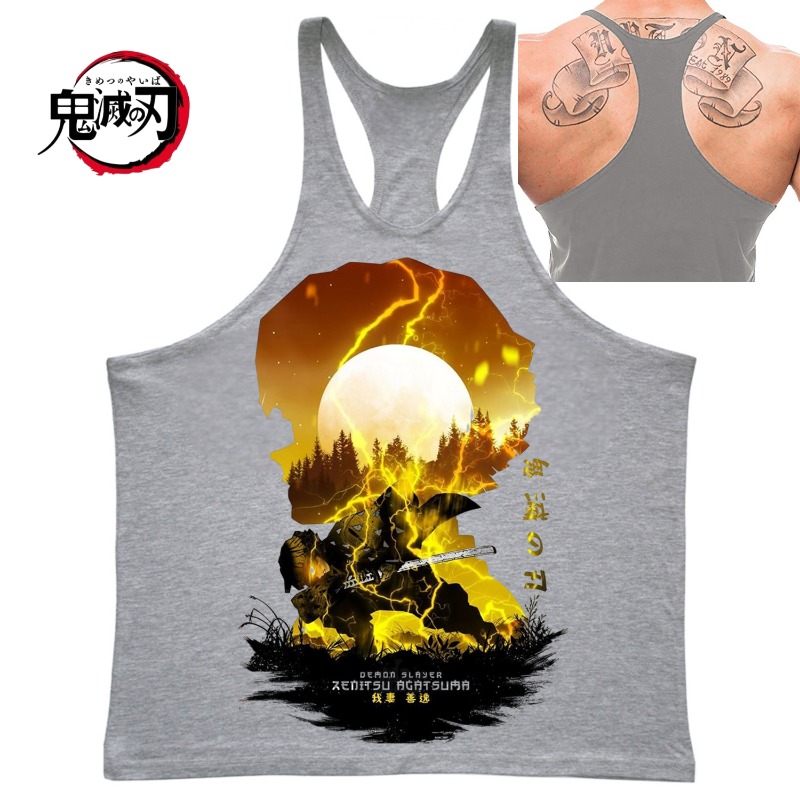 (Demon Slayer) GYM Mens Tank T - Tank Top Muscle recension och pris