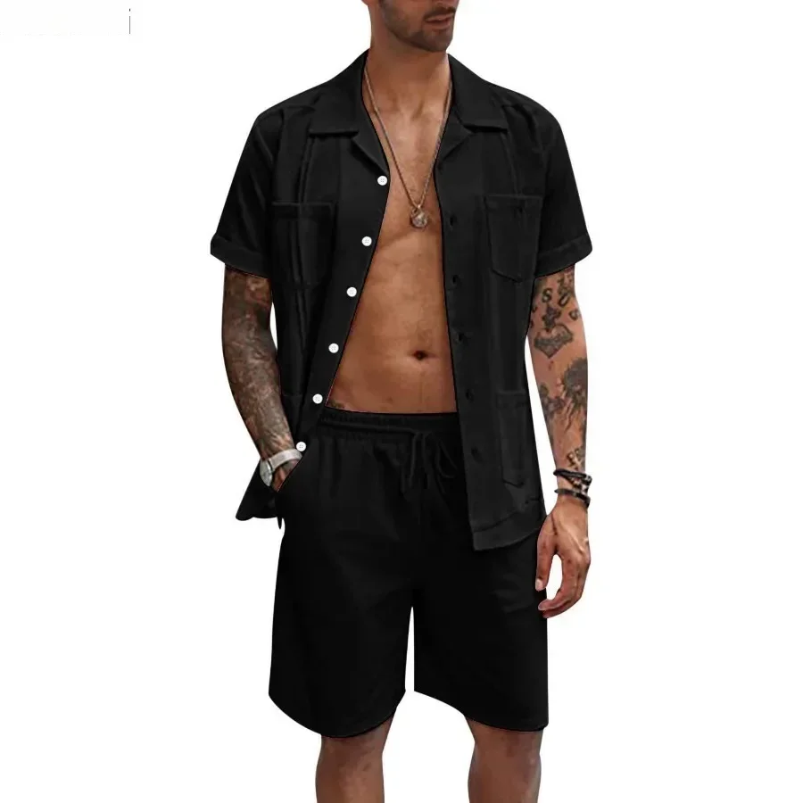 New Men's Summer Casual Sport  - Short Linen Drawstring recension och pris