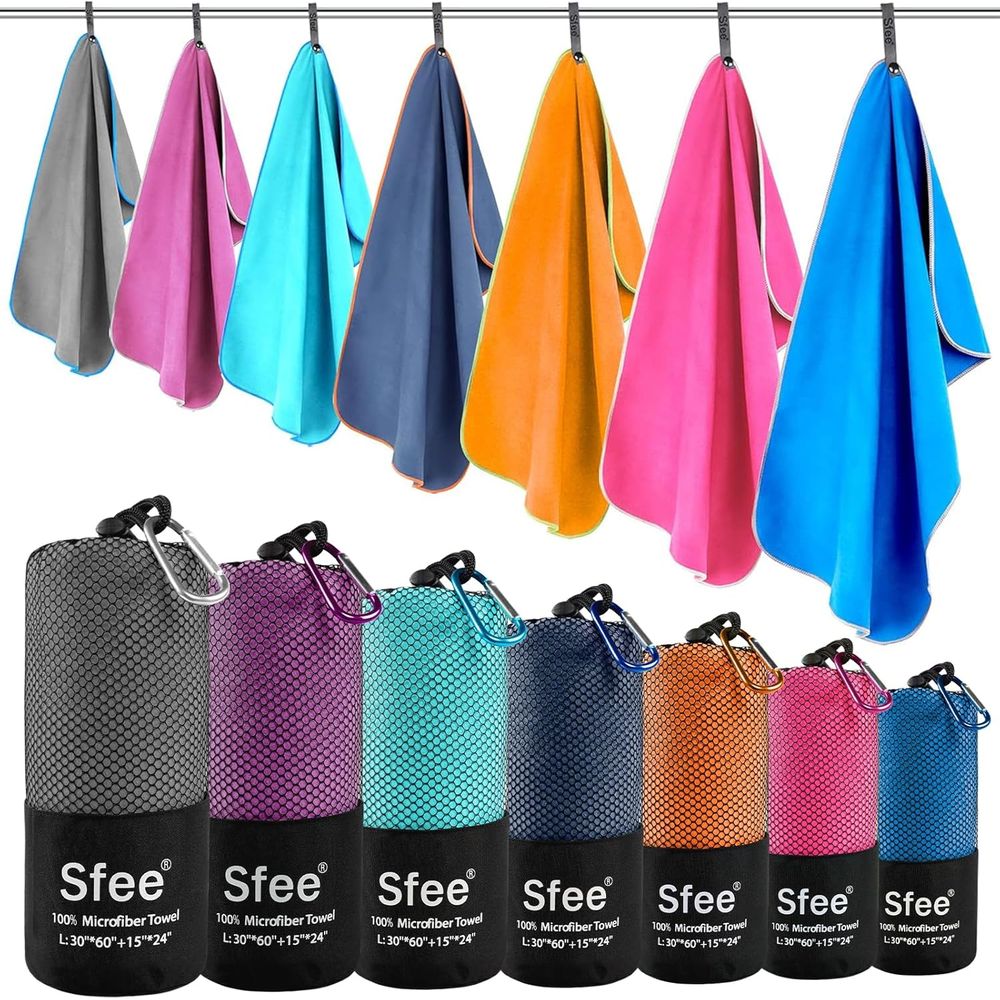 Compact Large Absorbent Travel - Beach Towel Large recension och pris